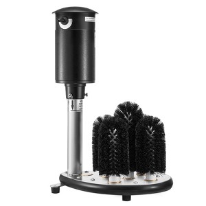 VEVOR Electric Commercial Glass Washer, 5-Brush Bar Glass Cleaner, 1200 Cups/Hour Wine Glass Cleaning Machine, Bar Glass Washer,  Black - 1 of 4