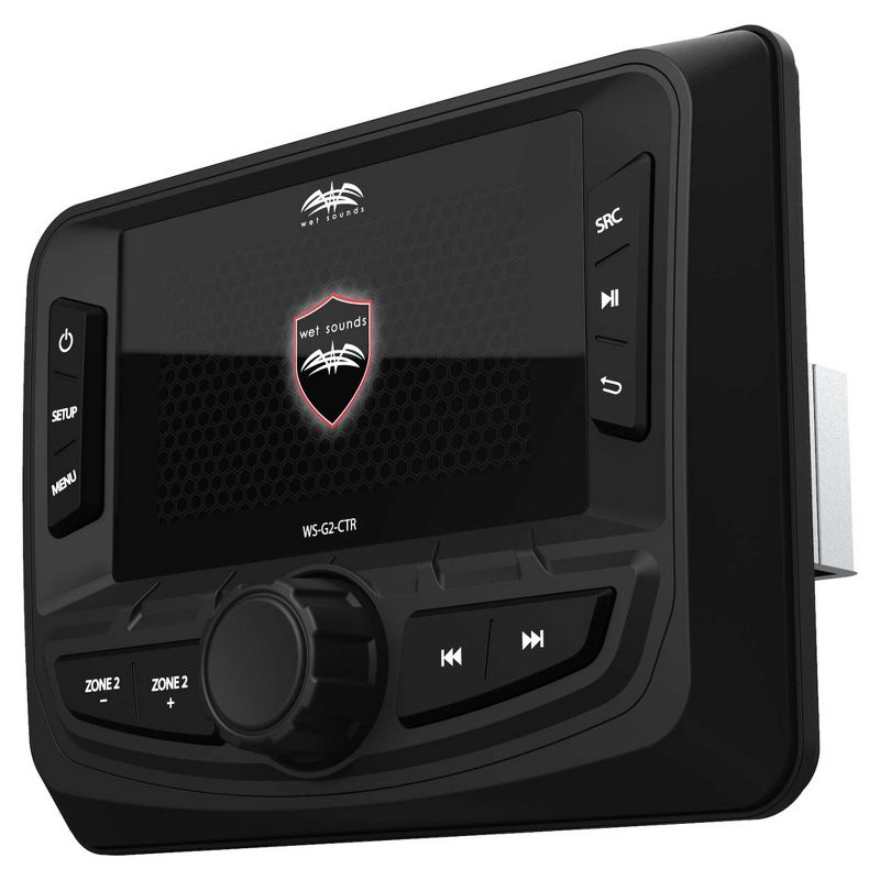 Wet Sounds WS-G2-CTR Wired Transom Remote with Full Color Display for WS-MC-20, 1 of 5