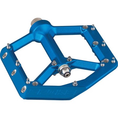 Spank Spike Mountain Bike Platform Pedals 9/16" Alloy 20 Replaceable Pins Blue