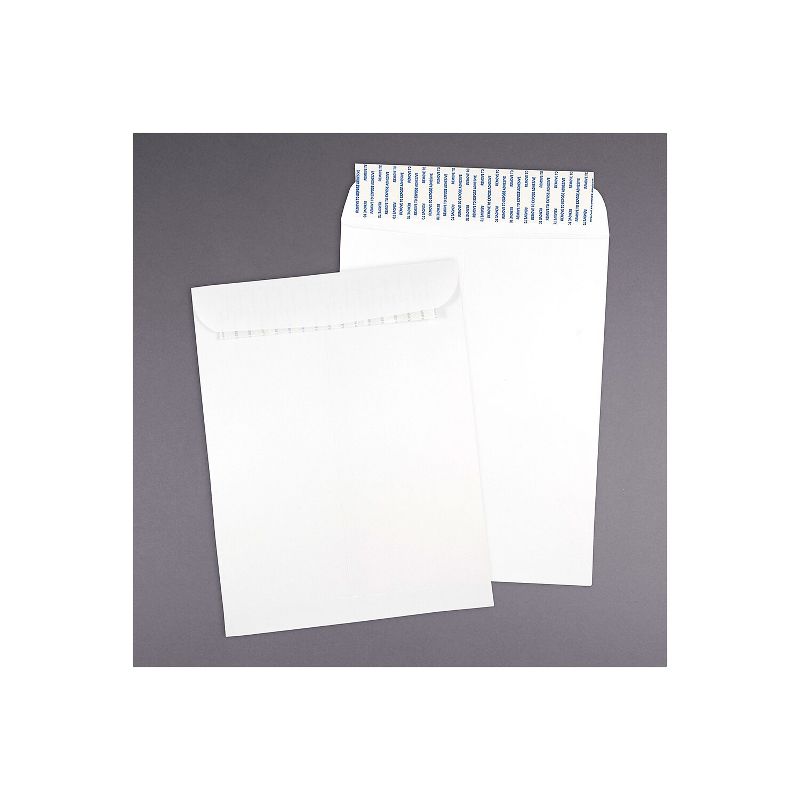 JAM Paper 9 x 12 Open End Catalog Envelopes with Peel and Seal Closure White 25/Pack (356828780A), 4 of 5