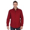 Gioberti Men's 100% Cotton Twill Oxford Shirt with Contrast - 2 of 3