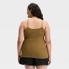 Women's Slim Fit Ribbed Cami - A New Day™ - 2 of 3