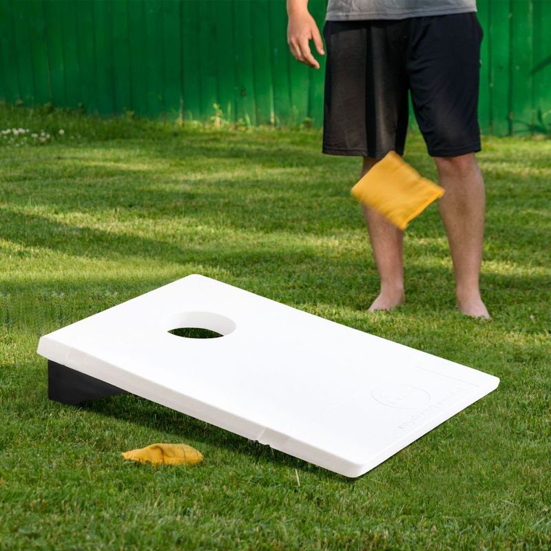 Driveway Games All Weather EZ Carry Portable Bean Bag Cornhole Game Set for Indoor and Outdoor Use with 2 Target Boards and 8 Bean Bags, 3 of 7