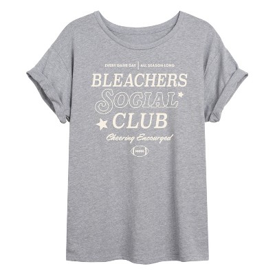 Women's - Instant Message - Bleachers Social Club Oversized Graphic T-Shirt