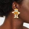 SUGARFIX by BaubleBar Fresh Out of the Tomb Earrings - White/Orange - 2 of 3