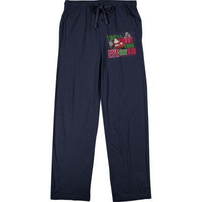 Christmas Story Men Pajama Pants Polar Fleece Target S SMALL Blue Holiday  Xmas