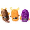 ZippyPaws Squeakie Buddies- No Stuffing Dog Toys for Small & Medium Dogs, Soft Plush Puppy Product, Beaver, Moose, & Walrus- 3-Pack - 3 of 4
