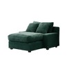 NicBex Sofa Couch,Daybed with Square Armrests and Removable Cushioned Backrests,Upholstered Sofa for Living Room,Office - 4 of 4