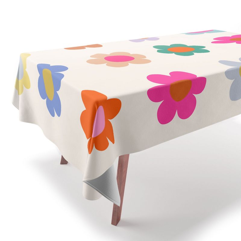 Daily Regina Designs Retro Floral Colorful Print Tablecloth - Deny Designs, 2 of 4