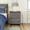 Farmhouse KD Nightstand with 2 Drawers - 2 of 4