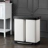 happimess Edmund Kitchen Trash/Recycling 16-Gallon Double-Bucket Trash Can - 2 of 4