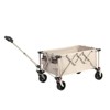 BEAFUP Folding Wagon Cart with All Terrain Wheels & Adjustable Handle,360° Smooth Mobility,Foldable Design for Camping,Shopping,Sports,Outdoor - 4 of 4