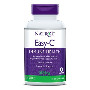 Natrol Easy-C 500mg Immune Health Tablets - 120ct - 1 of 4