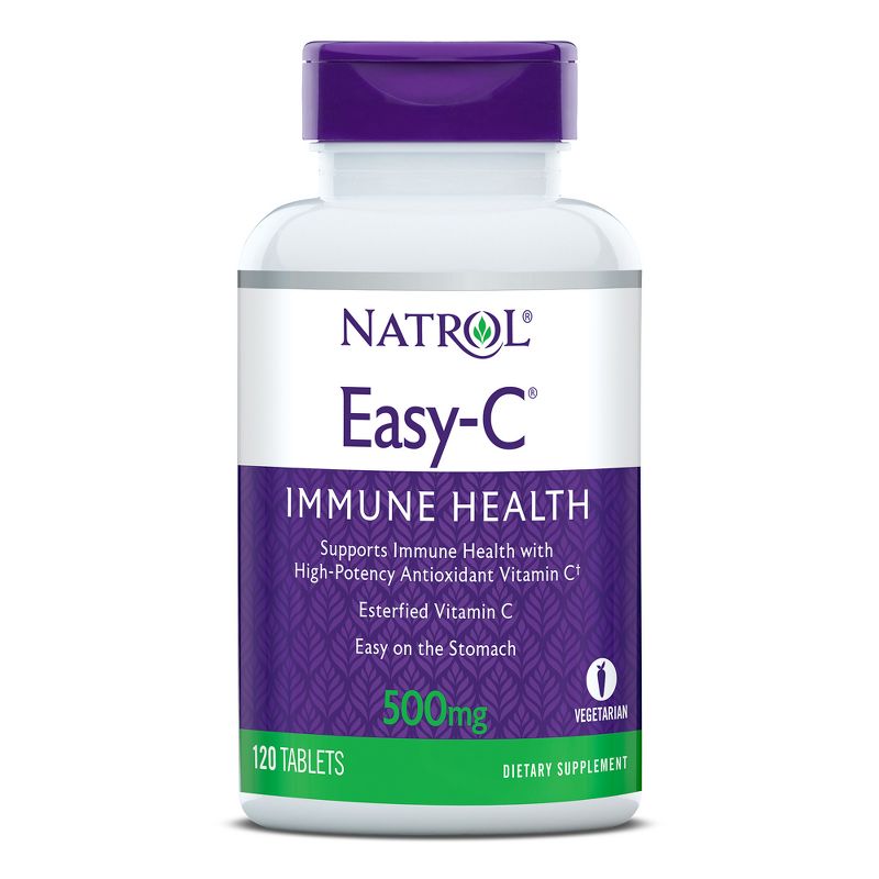 Natrol Easy-C 500mg Immune Health Tablets - 120ct, 1 of 6