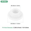Unique Bargains Silicone Rubber Corrosion-Resistant Nap-in Locking Hole Plugs White - 3 of 4