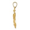 Black Bow Jewelry 14k Yellow Gold Polished Mariners Crucifix Cross Pendant - 2 of 4