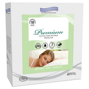 Protect-A-Bed Premium Fitted Sheet Style Mattress Protector - California King