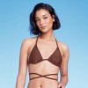 Women's Triangle Wrap Bikini Top - Wild Fable™ - image 3 of 4