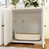 FUFU&GAGA Multi-functional Cat Cabinet, Ventilated and Breathable, Hidden Design, Creating Comfortable Space and Tidy Home for Cats - 3 of 4