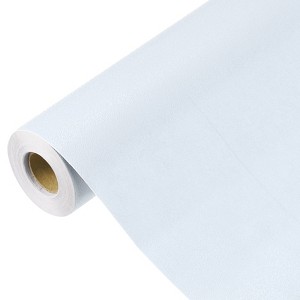 Unique Bargains Wallpaper, Peel and Stick Wallpaper Contact Paper Solid Color Vinyl Self-Adhesive Wall Paper Decorative Pale Blue 394"x23.6" - 1 of 4