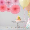 Unique Bargains Home Party Decoration Festive Paper Fans with 6 Pcs - 4 of 4