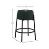 Meridian Furniture,Avalon Green Boucle Fabric Counter Stool - 4 of 4