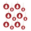 Melrose Wood Pine Tree Ornament (Set of 12) - 2 of 3