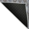 Sky Blue And Silver Geometric Washable Indoor Outdoor Area Rug - 4 of 4