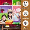 4E's Novelty Colorful Plastic Classroom Storage Bins - 13.75" x 10.25" for Organizing Papers, Pencils, Arts & Crafts, Rainbow Containers - 4 of 4