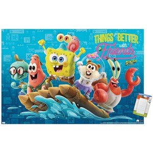 Trends International The SpongeBob Movie: Sponge On The Run - Friends Unframed Wall Poster Prints - 1 of 4
