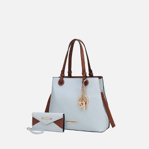 MKF Collection Kearny Vegan Leather Women’s Tote Bag with Wallet by Mia K- 2 pieces - 1 of 4