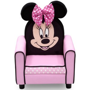 Delta Children Minnie Mouse Character Kids Upholstered Chair - 1 of 4