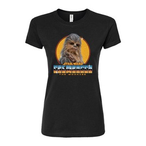 Women's - Star Wars - Chewbacca Fitted Graphic T-Shirt - 1 of 2