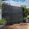 PexFix 72 in. H x 47 in. W Black Outdoor Metal Privacy Screen - image 3 of 4