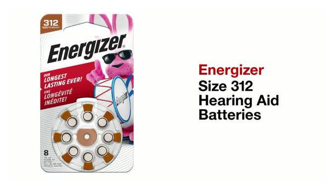 Energizer Size 312 Hearing Aid Batteries - Brown, 2 of 11, play video