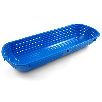 Scandicraft Blue Rectangular Plastic Bread Proofing Bowl, 6 Cup