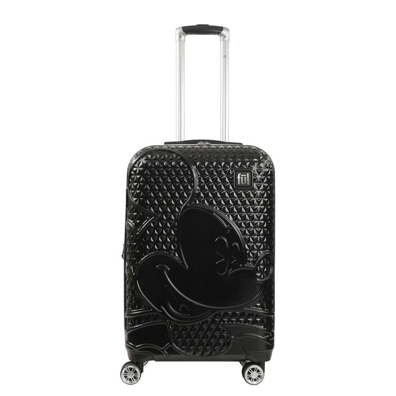 FUL Disney Textured Mickey Mouse 26in Hard Sided Rolling Luggage, 2 of 6