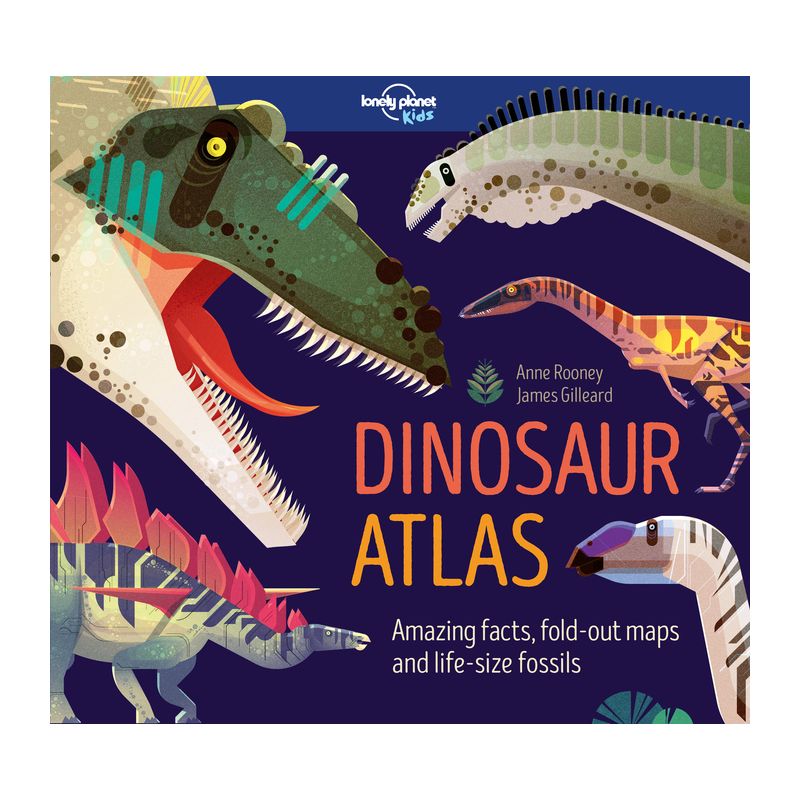 Lonely Planet Kids Dinosaur Atlas - (Creature Atlas) by  Anne Rooney (Hardcover), 1 of 2