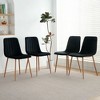 NicBex 2pc Dining Chair Modern Upholstered Velvet Side Chair with Wood Legs for Kitchen & Dining Room - 4 of 4