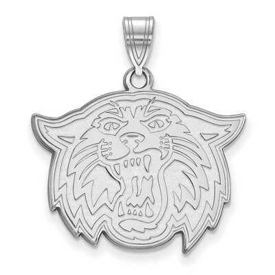 Black Bow Jewelry 10k White Gold Villanova Wildcats NCAA Large Pendant