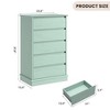 5 Drawer Dressers,Chest of Drawers with Deep Drawers,Large Double Dresser for Closet with Wide Top,Tall Wooden Dresser for Living Room, Bedroom - 2 of 4
