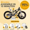 RoyalBaby Freestyle Children Kids Bicycle w/Handbrake, Training Wheels, and Water Bottle, for Boys and Girls Ages 3-10 - 3 of 4