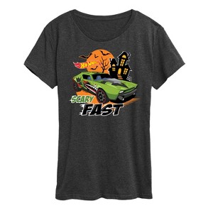 Women's - Hot Wheels - Halloween Short Sleeve Graphic T-Shirt - 1 of 4