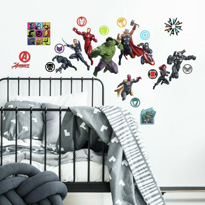 Classic Avengers Peel and Stick Kids&#39; Wall Decal - RoomMates, 1 of 9