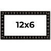 PosterPalooza | 12x6 Bamboo Picture Frame, UV Acrylic, 4 Finishes - Brown, Black, Gold, and Natural - 2 of 4