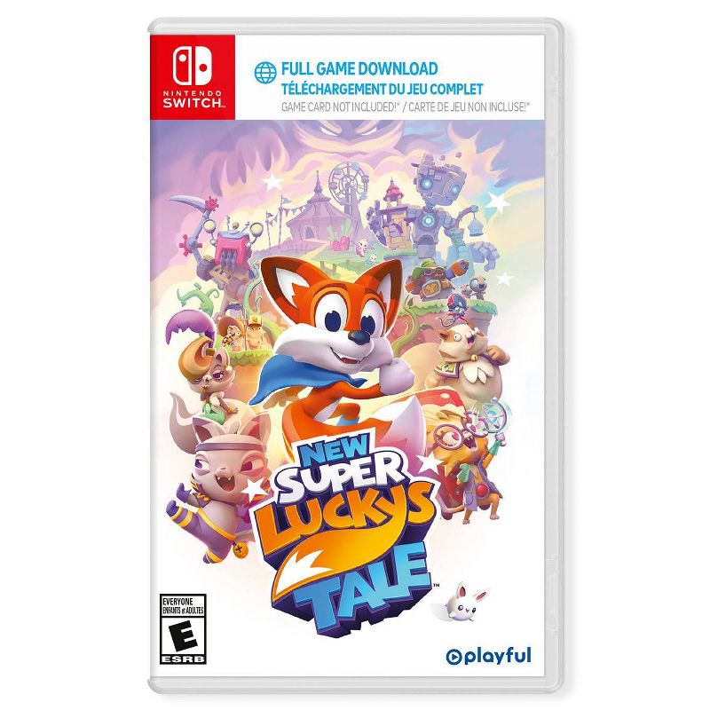 New Super Lucky&#39;s Tale - Nintendo Switch (Code in Box): 3D Adventure Platformer, E for Everyone, 1 of 8