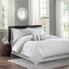Gracie Mills Doyle Modern 7-Piece Wrinkle-Texture Stripe Comforter Set - 4 of 4