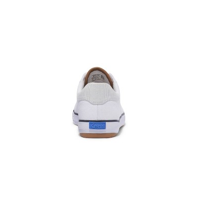 Женские кроссовки Keds Women's Center III Canvas Lace Up Sneakers White/Navy 9 — фото 4