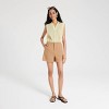 Women's A-Line Pintuck Shorts - A New Day™ - 4 of 4