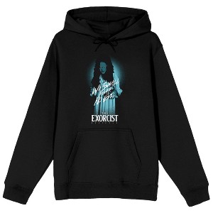 The Exorcist Regan MacNeil We Shall Fear No Evil Adult Black Graphic Hoodie-Large - 1 of 3